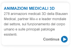 Animazioni Medicali 3D. 278 animazioni medicali 3D della Blausen Medical, partner Mix-x e leader mondiale del settore, sul funzionamento del corpo umano e sulle principali patologie esistenti. 